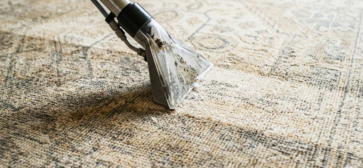 Professional hot water extraction carpet cleaning wand